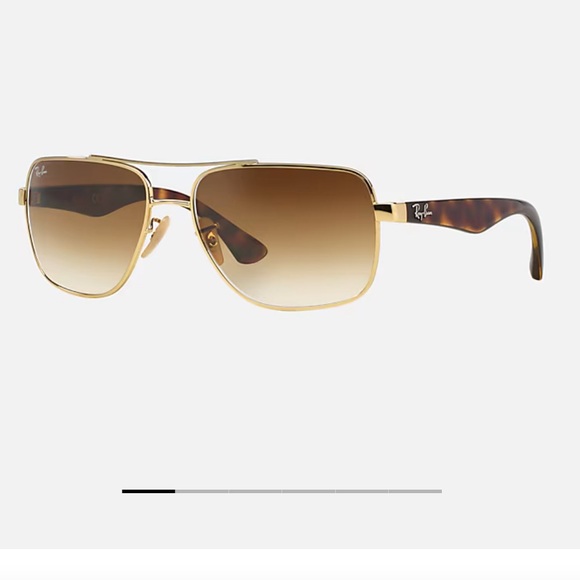 Ray Ban - gold / tortoise / light brown sunglasses - Picture 6 of 12